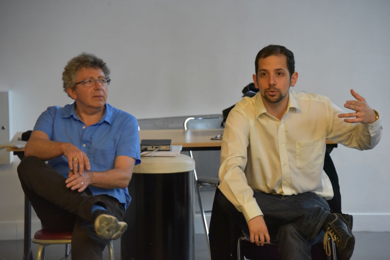 Laurent Gross et Dr Philippe Aïm en formation hypnose au CHTIP Laurent Gross et Dr Philippe Aïm en formation hypnose au CHTIP