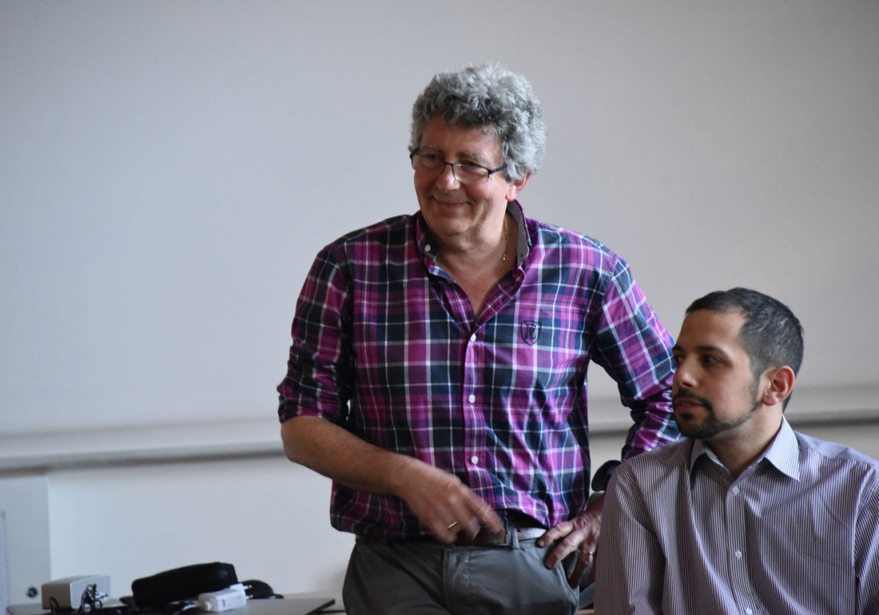 Laurent Gross et Dr Philippe Aïm en formation hypnose au CHTIP Laurent Gross et Dr Philippe Aïm en formation hypnose au CHTIP